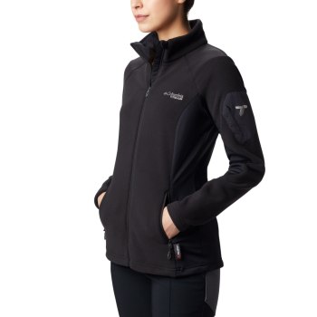 Columbia Jas Dames, Titan Pass II 2.0 Fleece Plus Size Zwart, 25NHMIEDB